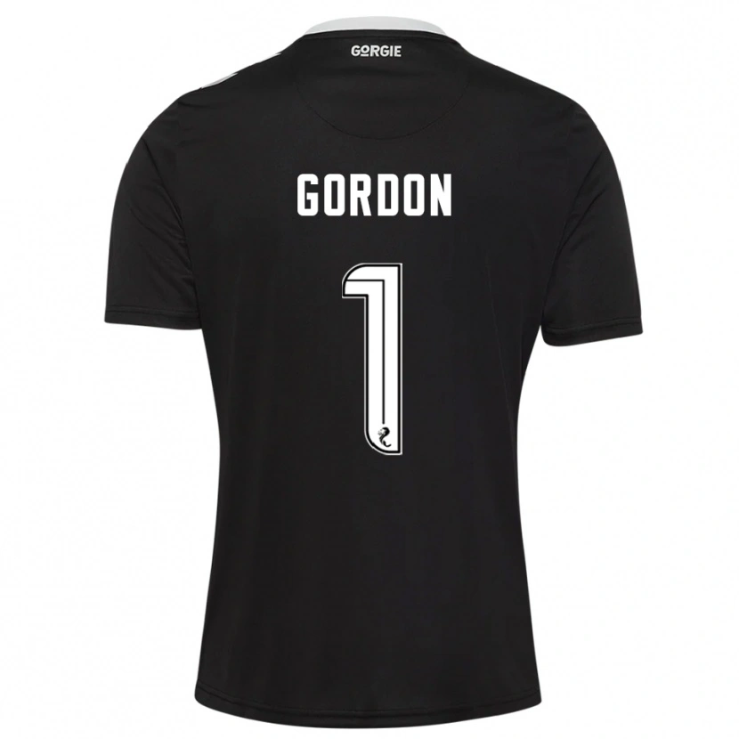 Danxen Niño Camiseta Craig Gordon #1 Borgoña Oscuro Portero Equipación 2025/26 La Camisa México