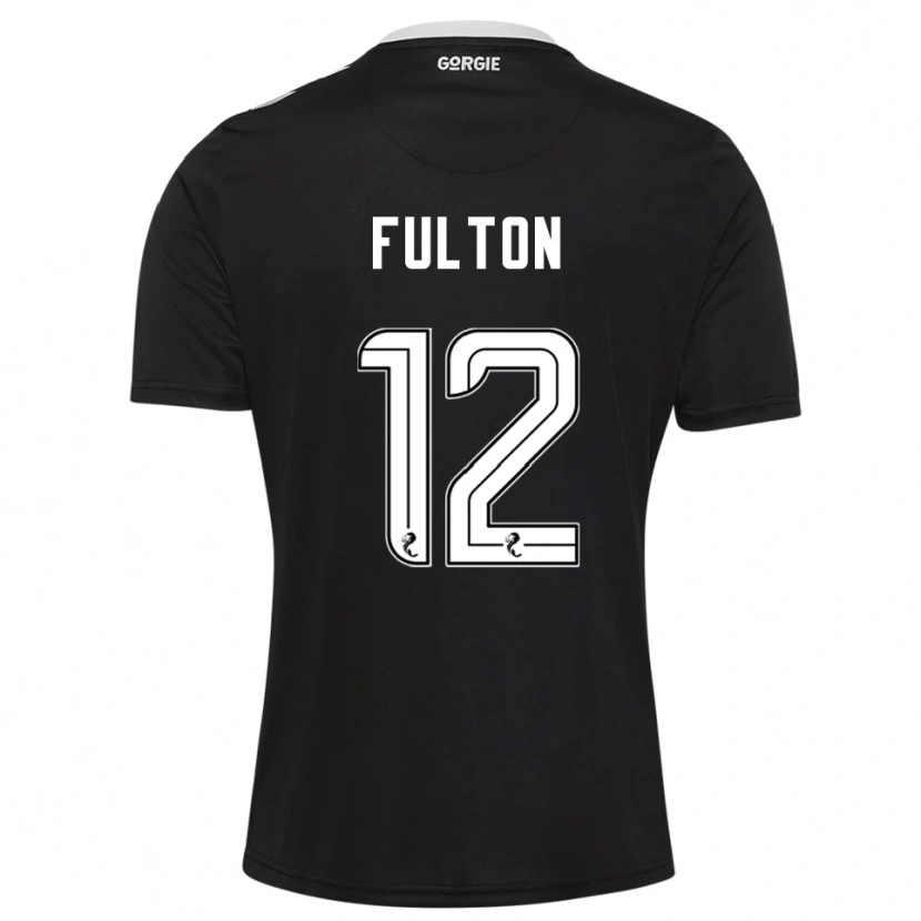 Danxen Niño Camiseta Ryan Fulton #12 Borgoña Oscuro Portero Equipación 2025/26 La Camisa México
