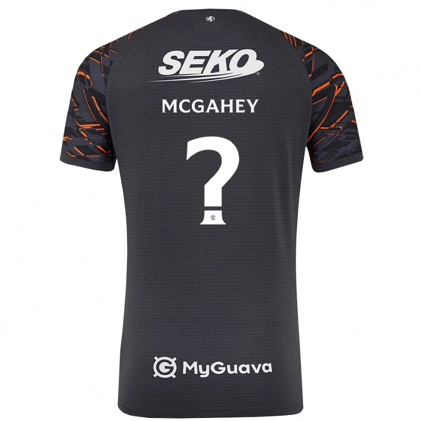 Danxen Niño Camiseta Lewis McGahey #0 Gris Oscuro Portero Equipación 2025/26 La Camisa México