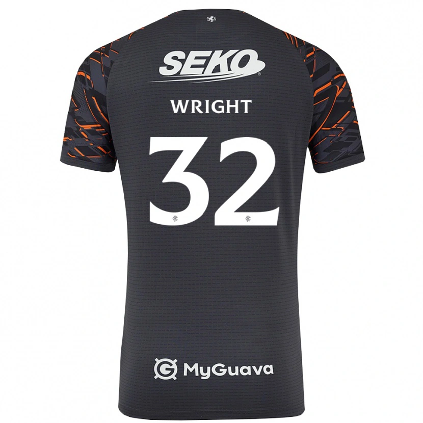 Danxen Niño Camiseta Kieran Wright #32 Gris Oscuro Portero Equipación 2025/26 La Camisa México