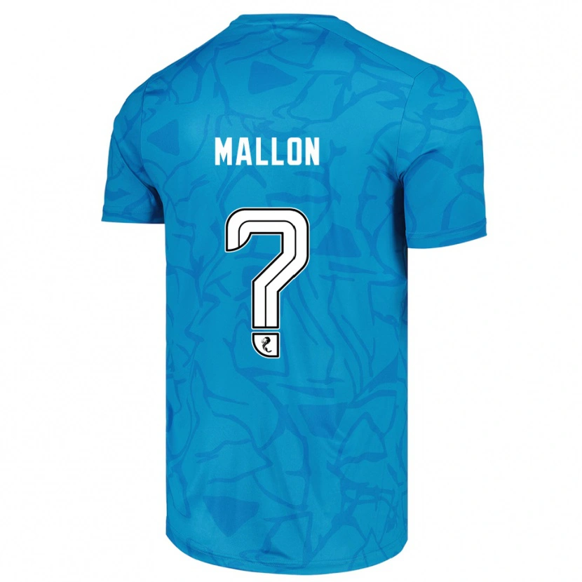 Danxen Niño Camiseta Ryan Mallon #0 Blanco Azul Portero Equipación 2025/26 La Camisa México