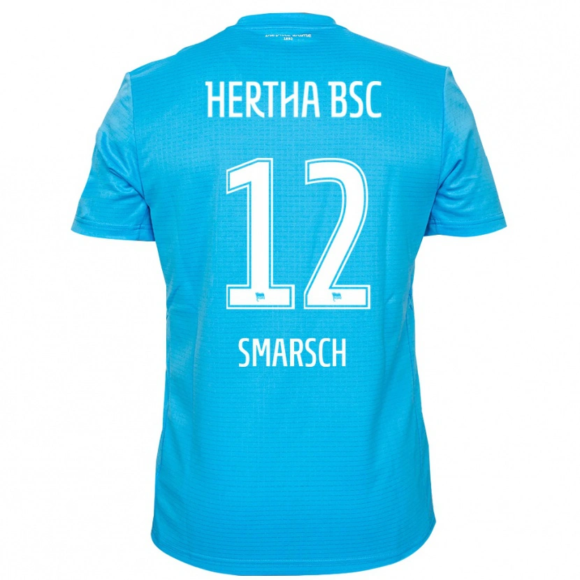 Danxen Niño Camiseta Dennis Smarsch #12 Azul Claro Blanco Portero Equipación 2025/26 La Camisa México