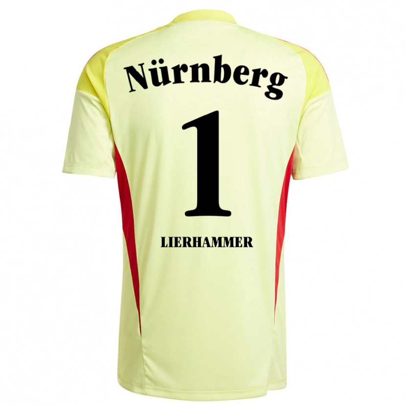 Danxen Niño Camiseta Tim Lierhammer #1 Negro Amarillo Portero Equipación 2025/26 La Camisa México