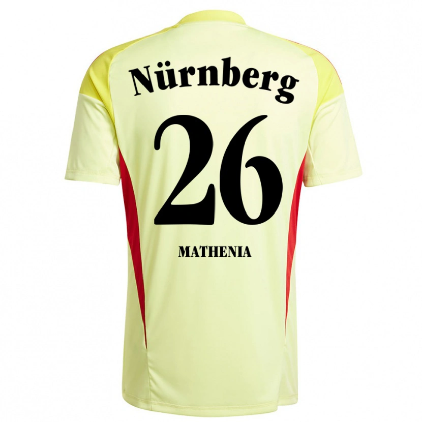 Danxen Niño Camiseta Christian Mathenia #26 Negro Amarillo Portero Equipación 2025/26 La Camisa México