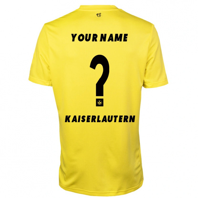 Danxen Niño Camiseta 1. FC Kaiserslautern Negro Amarillo Portero Equipación 2025/26 La Camisa México