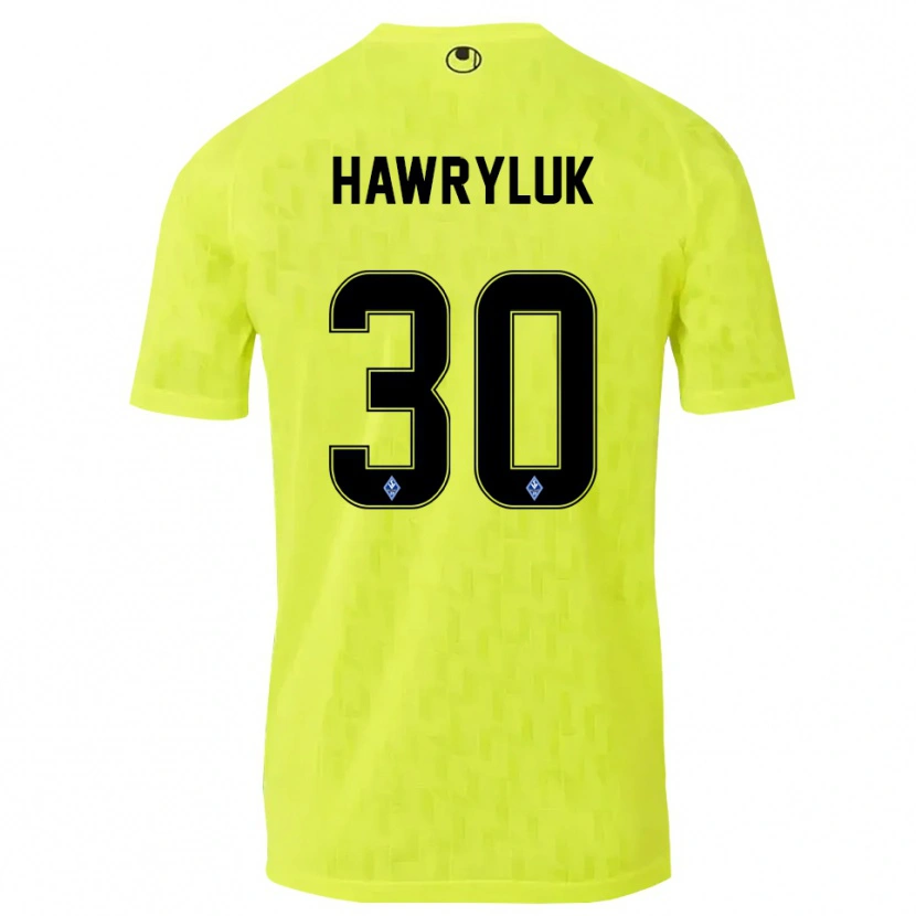 Danxen Niño Camiseta Lucien Hawryluk #30 Negro Amarillo Portero Equipación 2025/26 La Camisa México