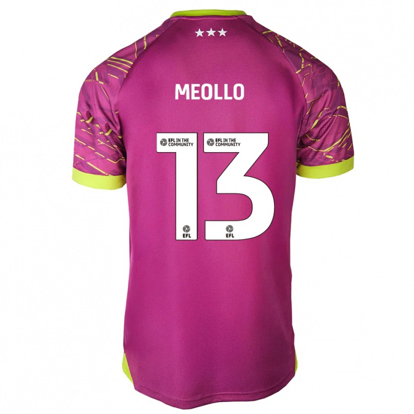 Danxen Niño Camiseta Nina Meollo #13 Rojo Violeta Medio Portero Equipación 2025/26 La Camisa México