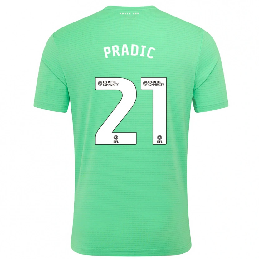 Danxen Niño Camiseta James Pradic #21 Turquesa Pastel Portero Equipación 2025/26 La Camisa México