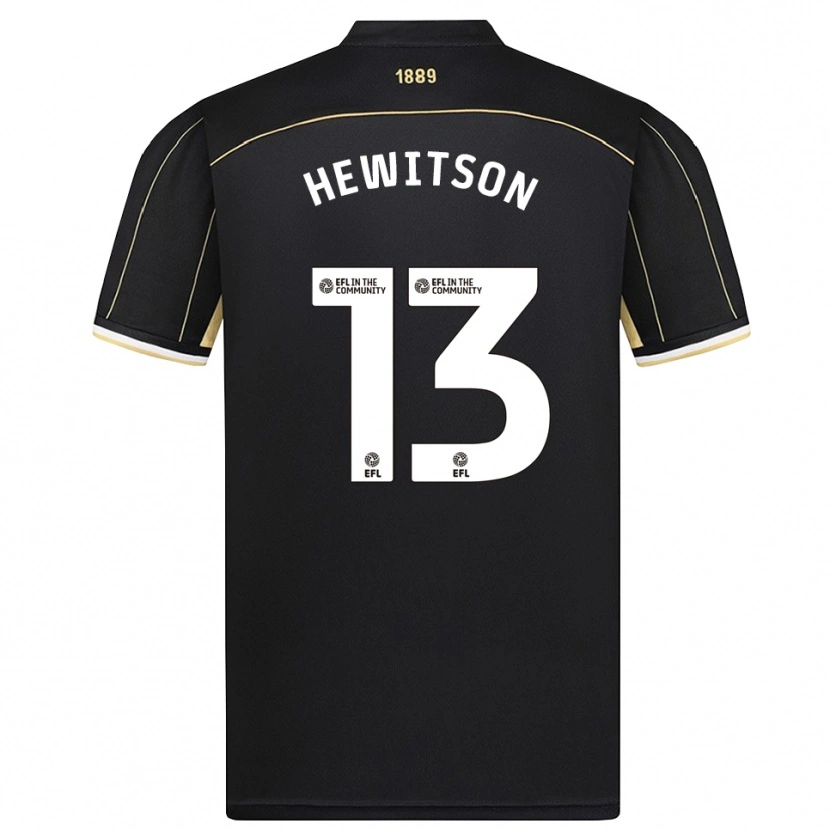 Danxen Niño Camiseta Coby Hewitson #13 Marrón Negro Portero Equipación 2025/26 La Camisa México