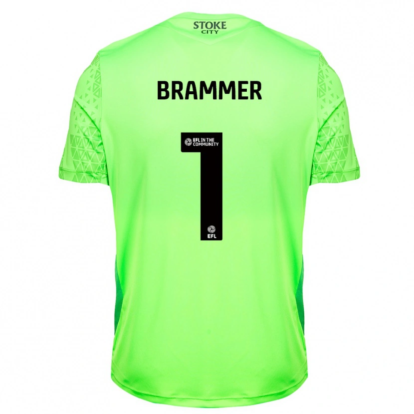 Danxen Niño Camiseta Ruben Brammer #1 Verde Negro Portero Equipación 2025/26 La Camisa México