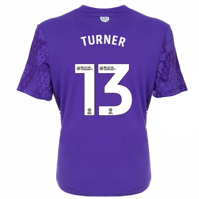 Danxen Niño Camiseta Shannon Turner #13 Morado Blanco Portero Equipación 2025/26 La Camisa México