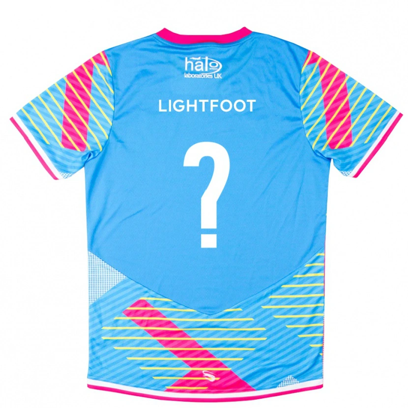 Danxen Niño Camiseta Erin Lightfoot #0 Rosa Azul Cielo Portero Equipación 2025/26 La Camisa México