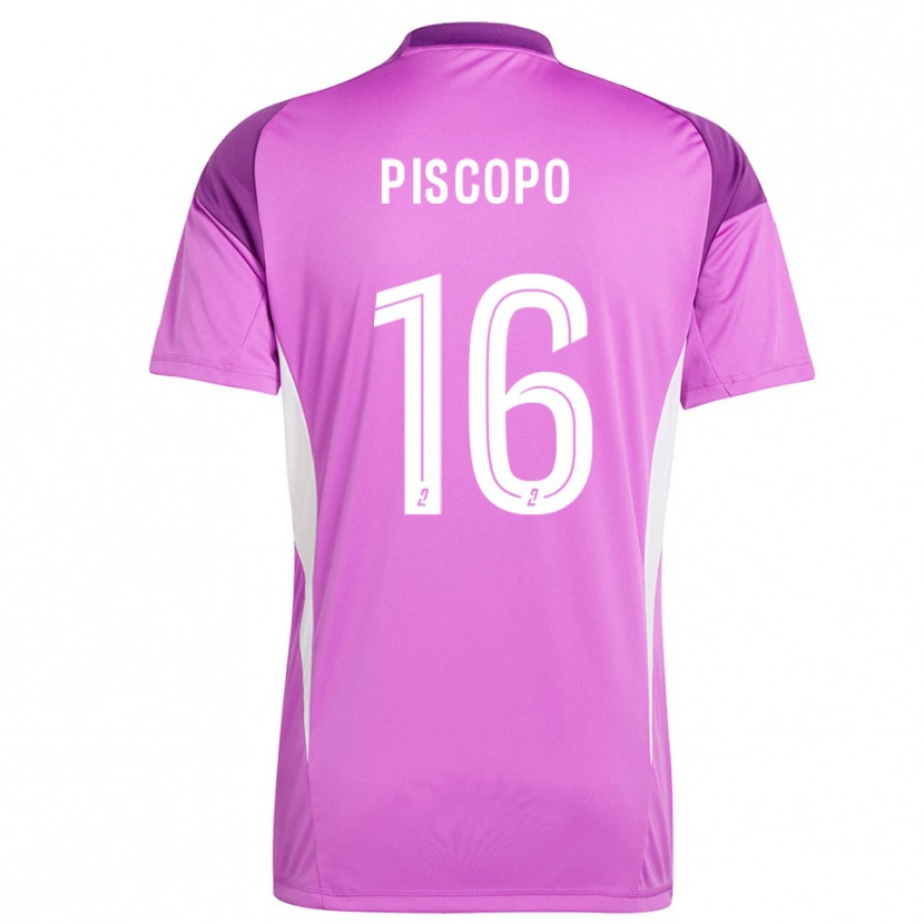 Danxen Niño Camiseta Ange Piscopo #16 Lavanda Portero Equipación 2025/26 La Camisa México