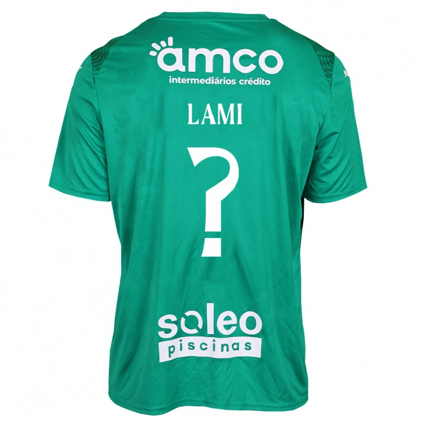 Danxen Niño Camiseta Dário Lami #0 Verde Blanco Portero Equipación 2025/26 La Camisa México