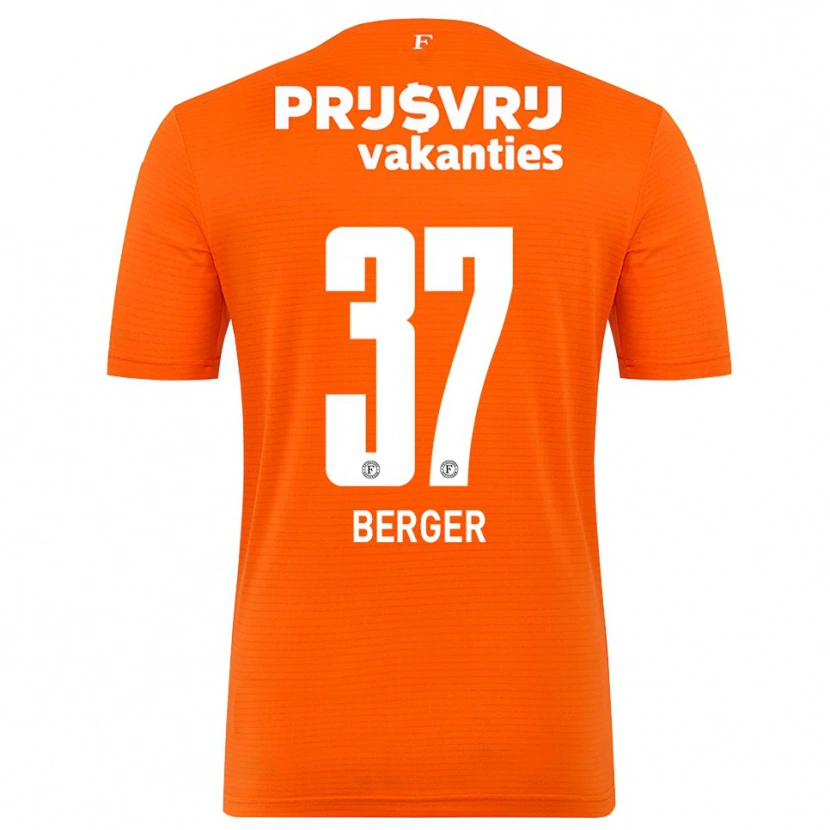 Danxen Niño Camiseta Mannou Berger #37 Naranja Negro Portero Equipación 2025/26 La Camisa México