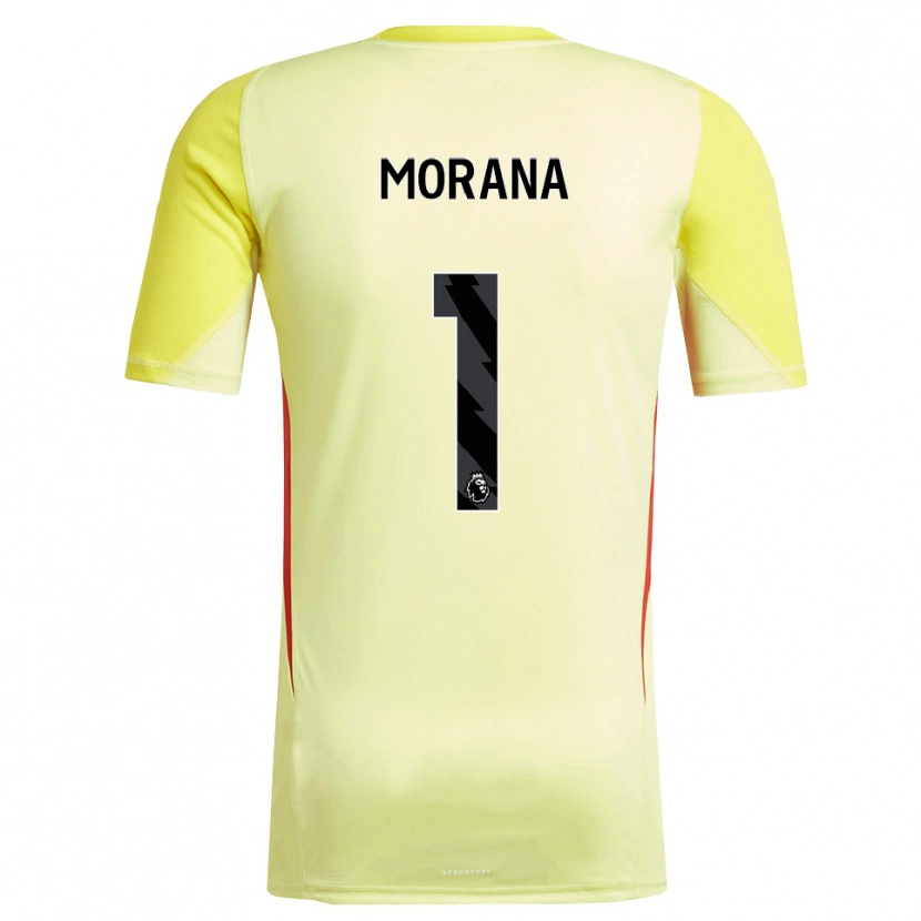 Danxen Niño Camiseta Nathan Morana #1 Amarillo Rojo Portero Equipación 2025/26 La Camisa México