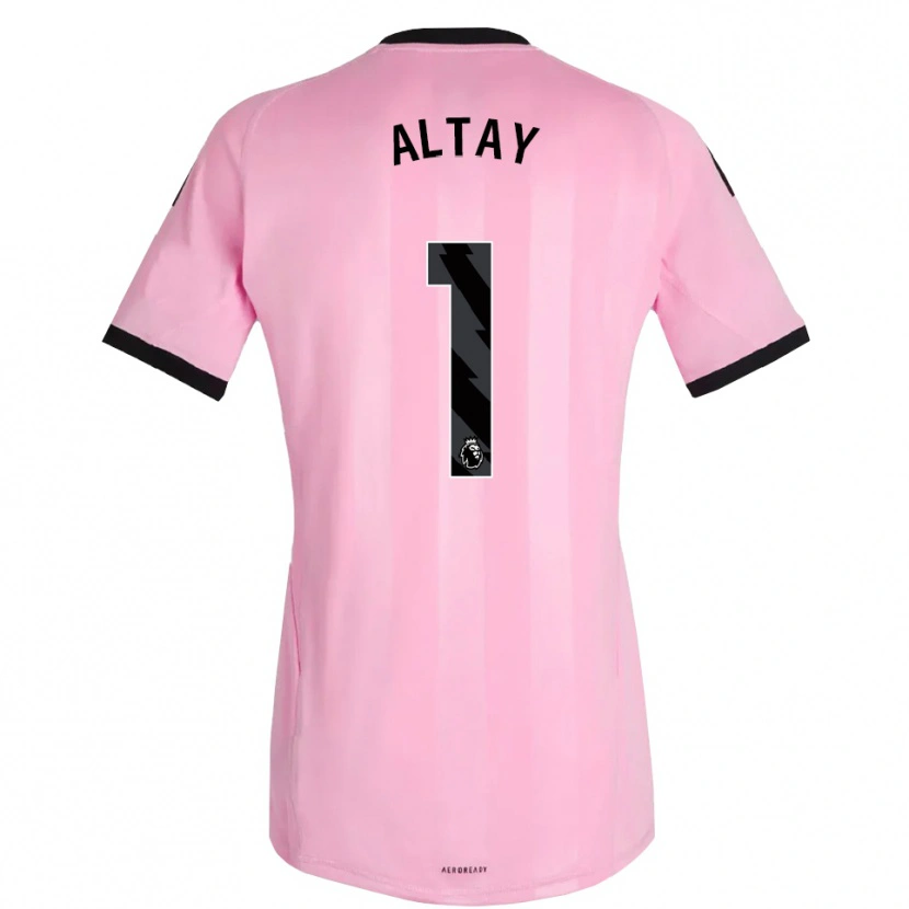 Danxen Niño Camiseta Altay Bayındır #1 Rosa Negro Portero Equipación 2025/26 La Camisa México
