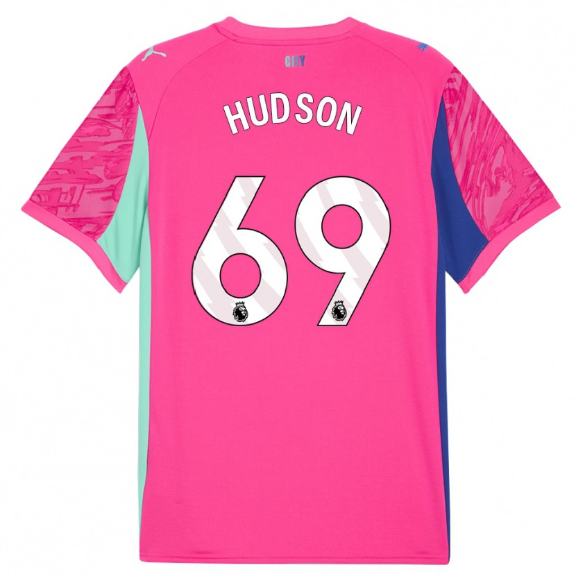 Danxen Niño Camiseta Max Hudson #69 Rosa Rosa Portero Equipación 2025/26 La Camisa México