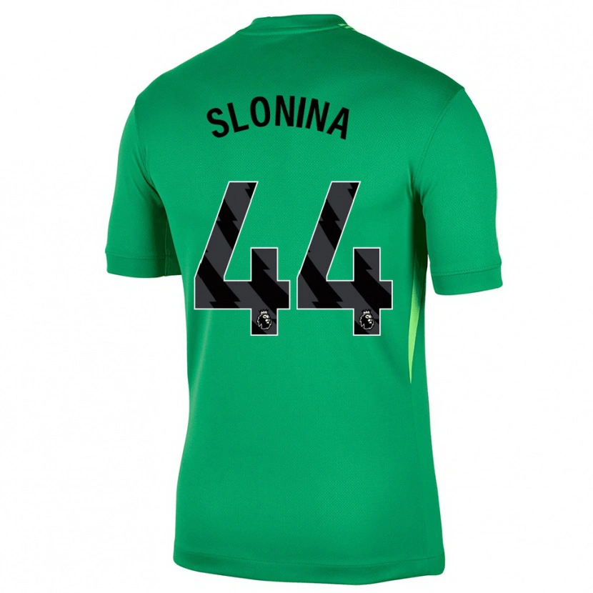 Danxen Niño Camiseta Gabriel Slonina #44 Verde Negro Portero Equipación 2025/26 La Camisa México