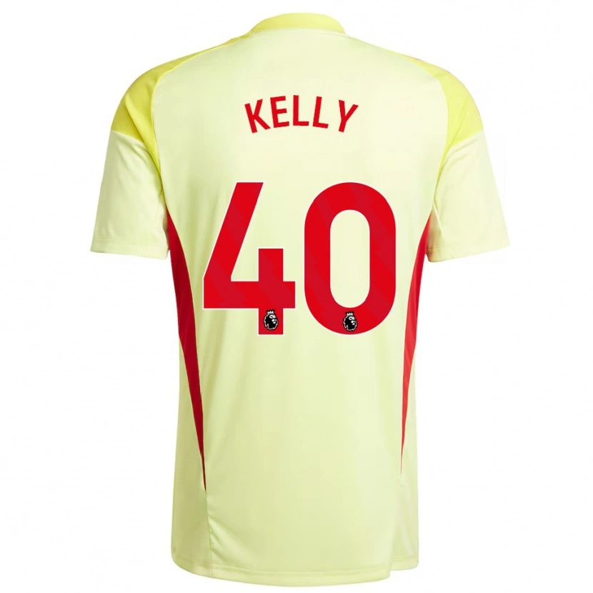 Danxen Niño Camiseta Soffia Kelly #40 Amarillo Claro Portero Equipación 2025/26 La Camisa México