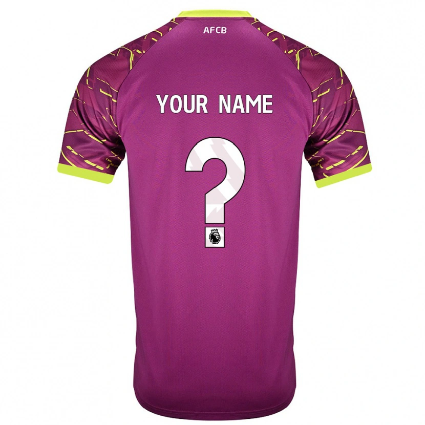 Danxen Niño Camiseta AFC Bournemouth Magenta Oscuro Portero Equipación 2025/26 La Camisa México