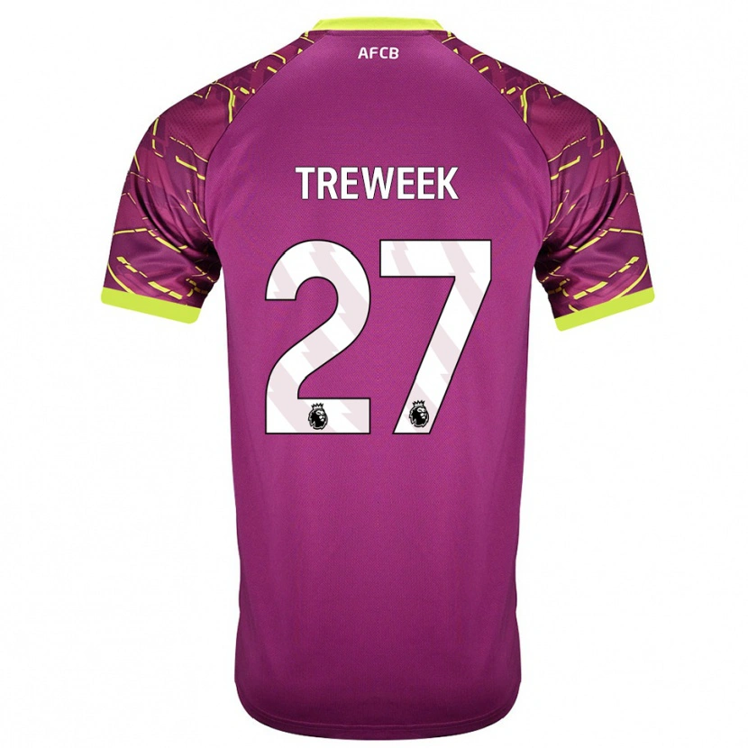 Danxen Niño Camiseta Amber Treweek #27 Magenta Oscuro Portero Equipación 2025/26 La Camisa México