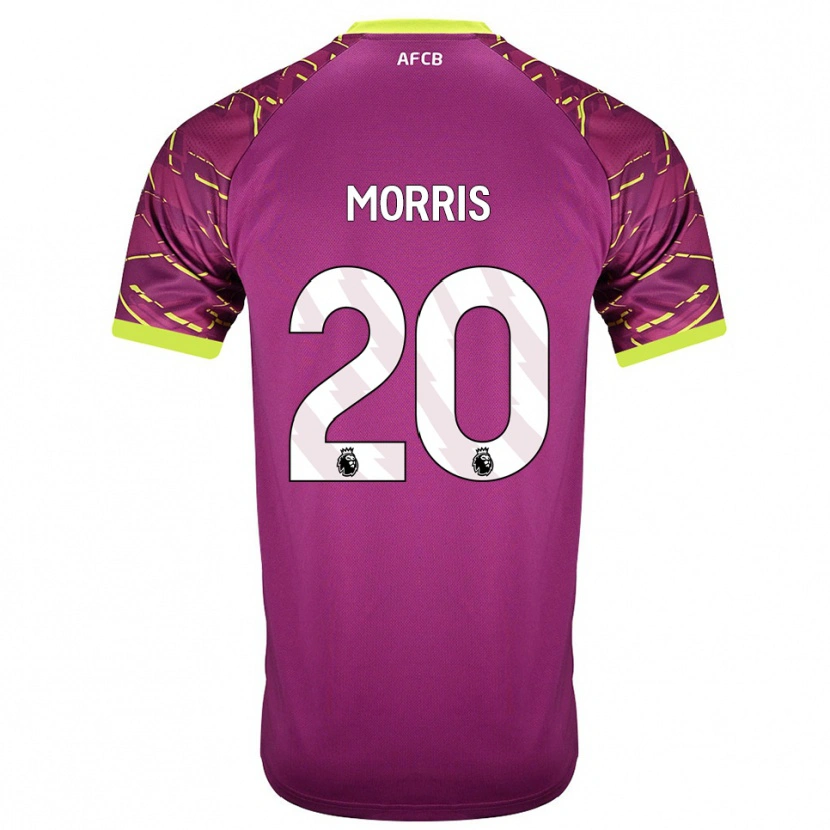 Danxen Niño Camiseta Caitlin Morris #20 Magenta Oscuro Portero Equipación 2025/26 La Camisa México