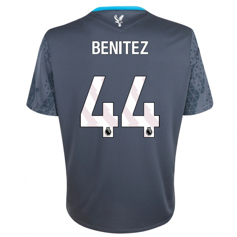 Danxen Niño Camiseta Walter Benítez #44 Gris Oscuro Blanco Portero Equipación 2025/26 La Camisa México