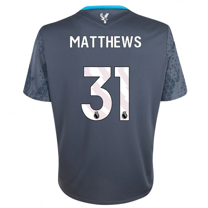 Danxen Niño Camiseta Remi Matthews #31 Gris Oscuro Blanco Portero Equipación 2025/26 La Camisa México