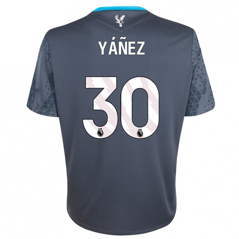 Danxen Niño Camiseta Shae Yáñez #30 Gris Oscuro Blanco Portero Equipación 2025/26 La Camisa México