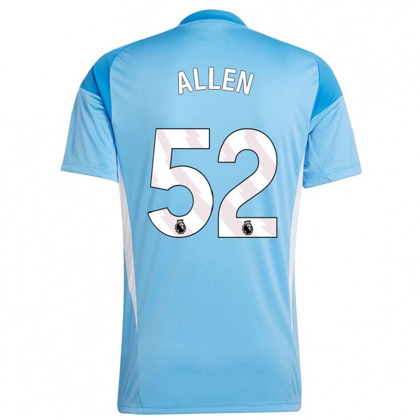 Danxen Niño Camiseta Michael Allen #52 Azul Blanco Portero Equipación 2025/26 La Camisa México