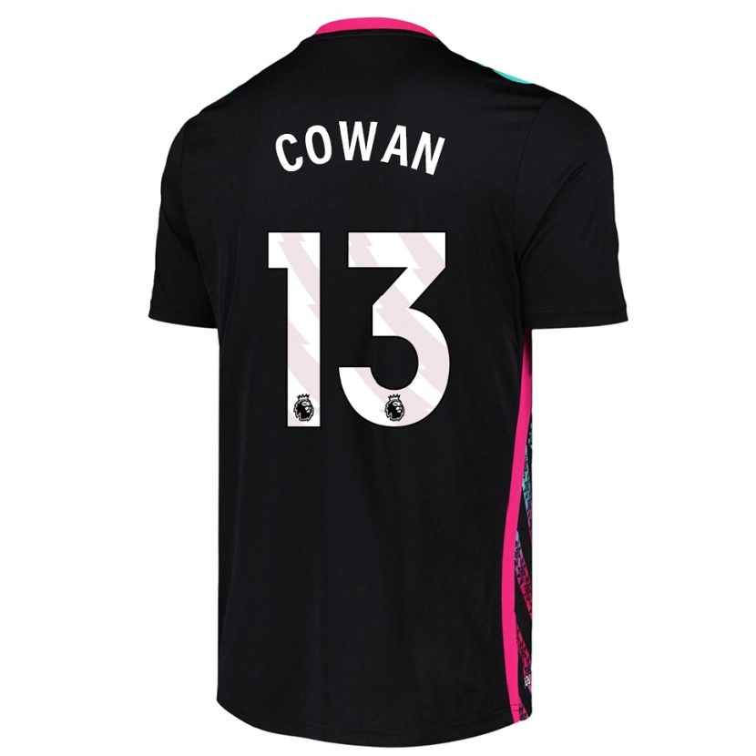 Danxen Niño Camiseta Joe Cowan #13 Blanco Negro Portero Equipación 2025/26 La Camisa México