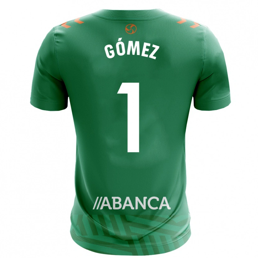 Danxen Niño Camiseta Nuria Gómez #1 Verde Blanco Portero Equipación 2025/26 La Camisa México