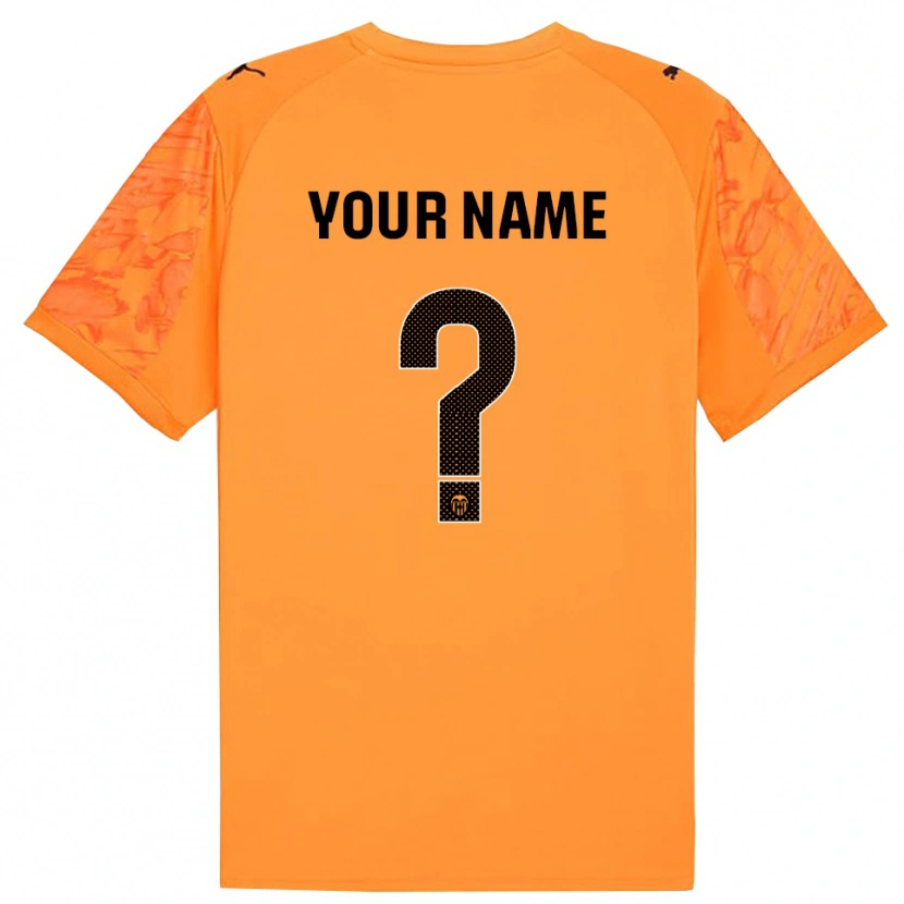 Danxen Niño Camiseta Valencia Naranja Negro Portero Equipación 2025/26 La Camisa México