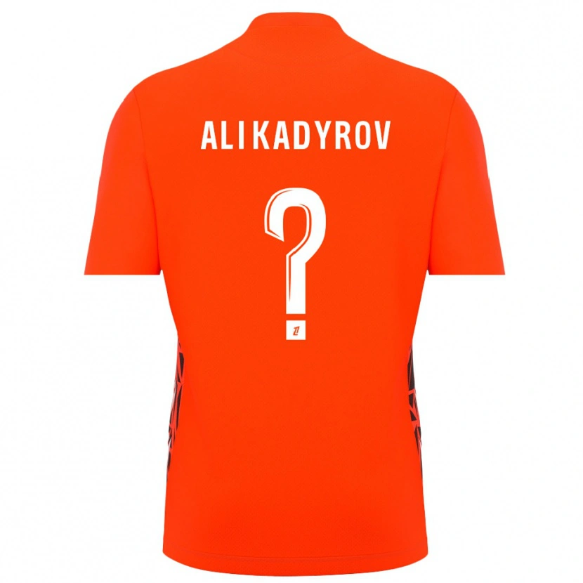 Danxen Niño Camiseta Tourpal Ali Kadyrov #0 Blanco Naranja Portero Equipación 2025/26 La Camisa México