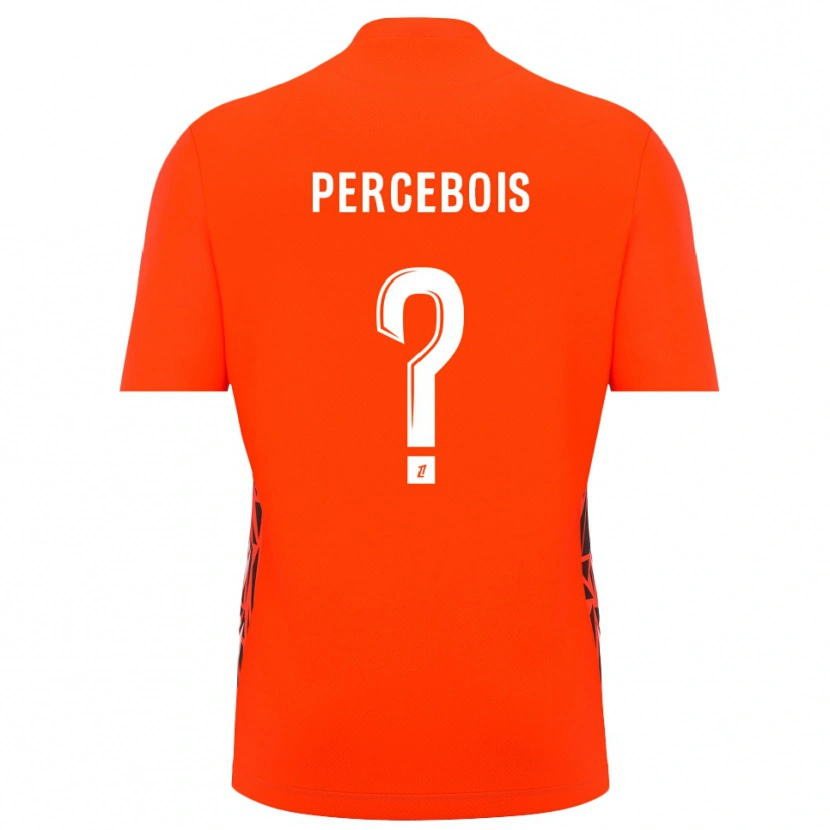 Danxen Niño Camiseta Marie Percebois #0 Blanco Naranja Portero Equipación 2025/26 La Camisa México