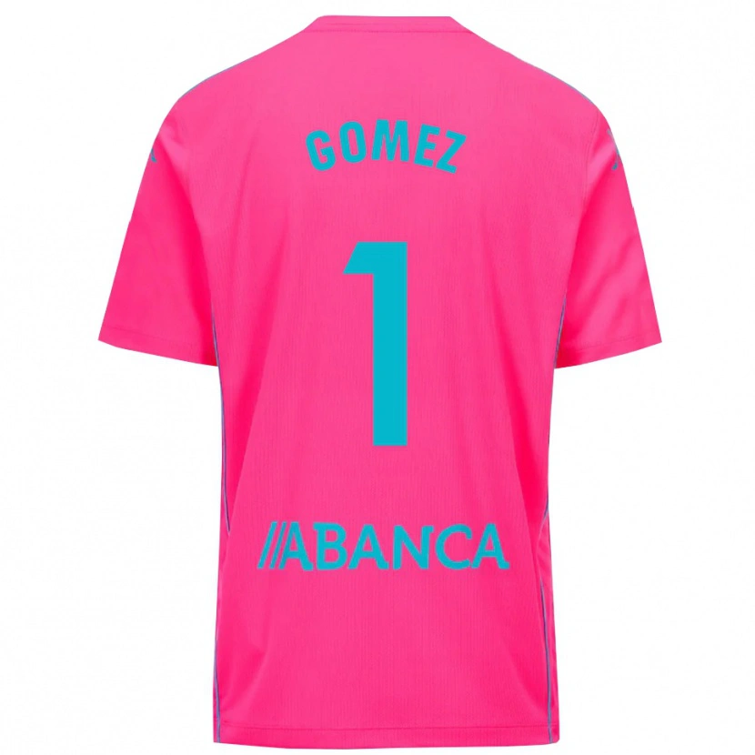 Danxen Niño Camiseta Yohana Gómez #1 Negro Rosa Profundo Portero Equipación 2025/26 La Camisa México