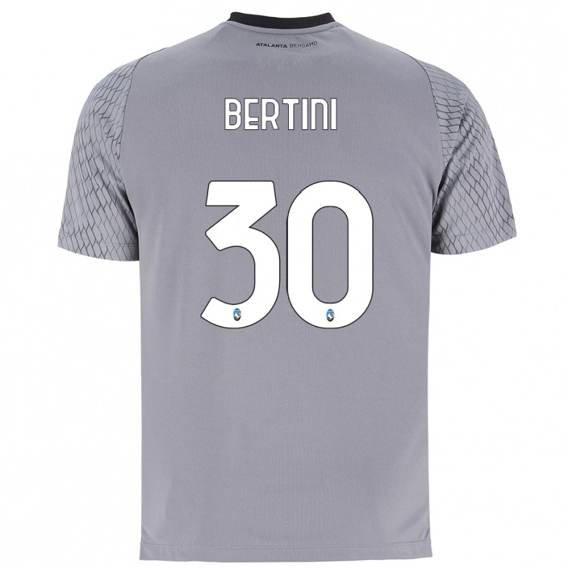 Danxen Niño Camiseta Tommaso Bertini #30 Gris Azul Rojo Portero Equipación 2025/26 La Camisa México