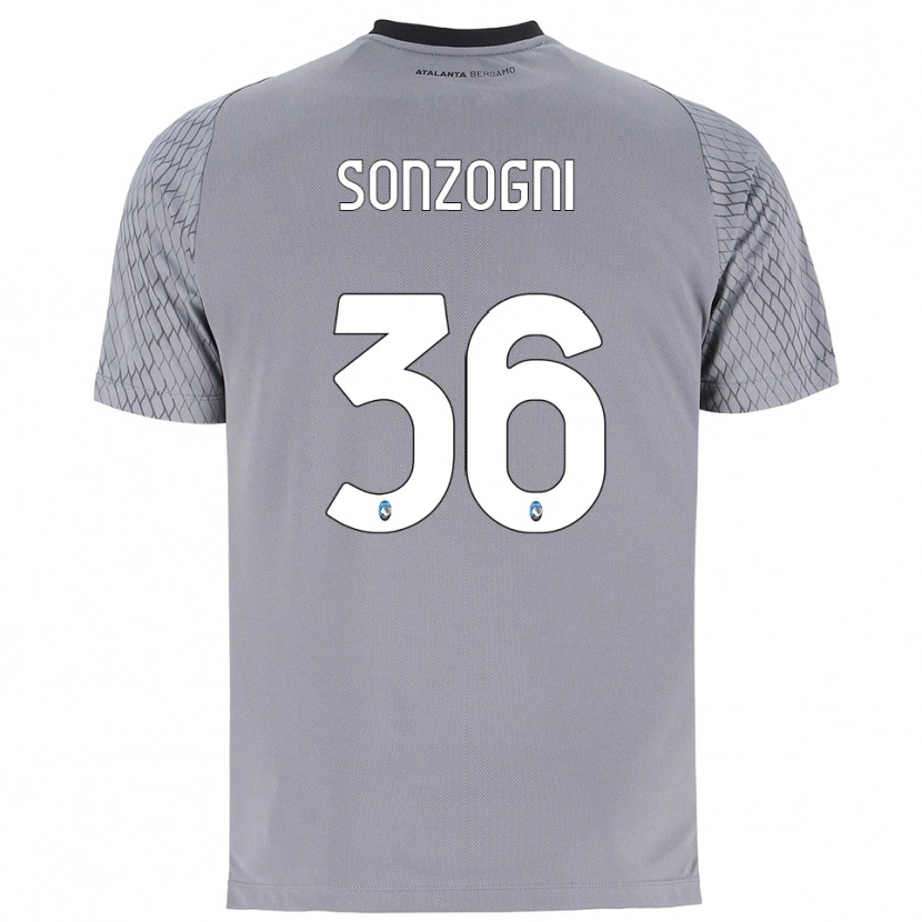 Danxen Niño Camiseta Mattia Sonzogni #36 Gris Azul Rojo Portero Equipación 2025/26 La Camisa México
