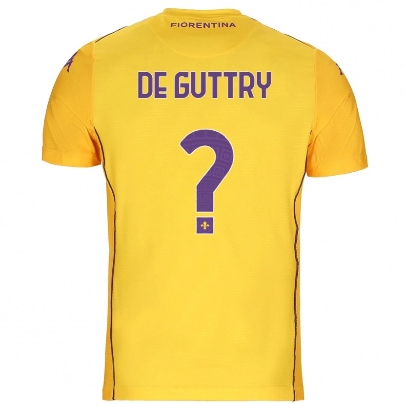 Danxen Niño Camiseta Elia De Guttry #0 Naranja Amarillo Púrpura Portero Equipación 2025/26 La Camisa México