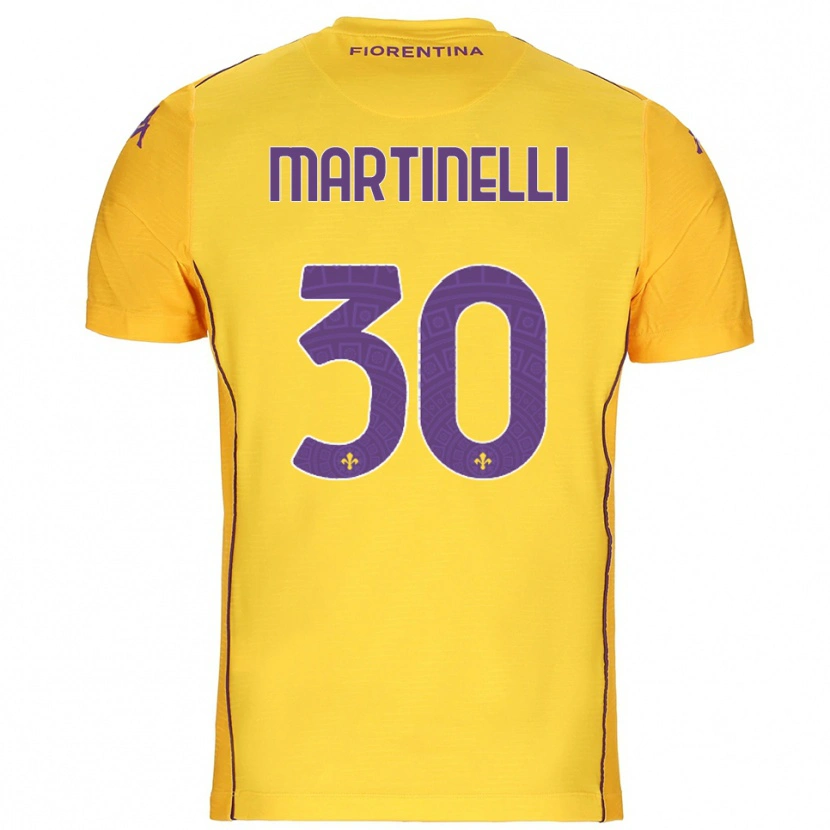 Danxen Niño Camiseta Tommaso Martinelli #30 Naranja Amarillo Púrpura Portero Equipación 2025/26 La Camisa México