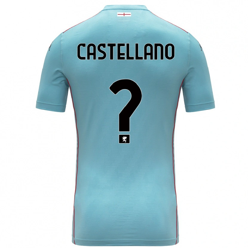 Danxen Niño Camiseta Cristiano Castellano #0 Azul Gris Portero Equipación 2025/26 La Camisa México
