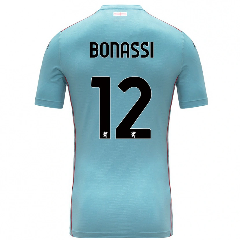 Danxen Niño Camiseta Lorenzo Bonassi #12 Azul Gris Portero Equipación 2025/26 La Camisa México
