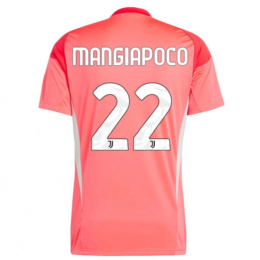 Danxen Niño Camiseta Stefano Mangiapoco #22 Naranja Rojo Portero Equipación 2025/26 La Camisa México