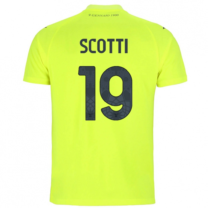 Danxen Niño Camiseta Asia Scotti #19 Verde Fluorescente Portero Equipación 2025/26 La Camisa México