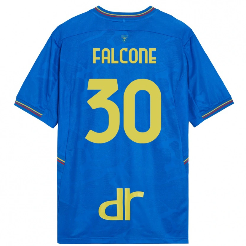 Danxen Niño Camiseta Wladimiro Falcone #30 Azul Real Marrón Portero Equipación 2025/26 La Camisa México