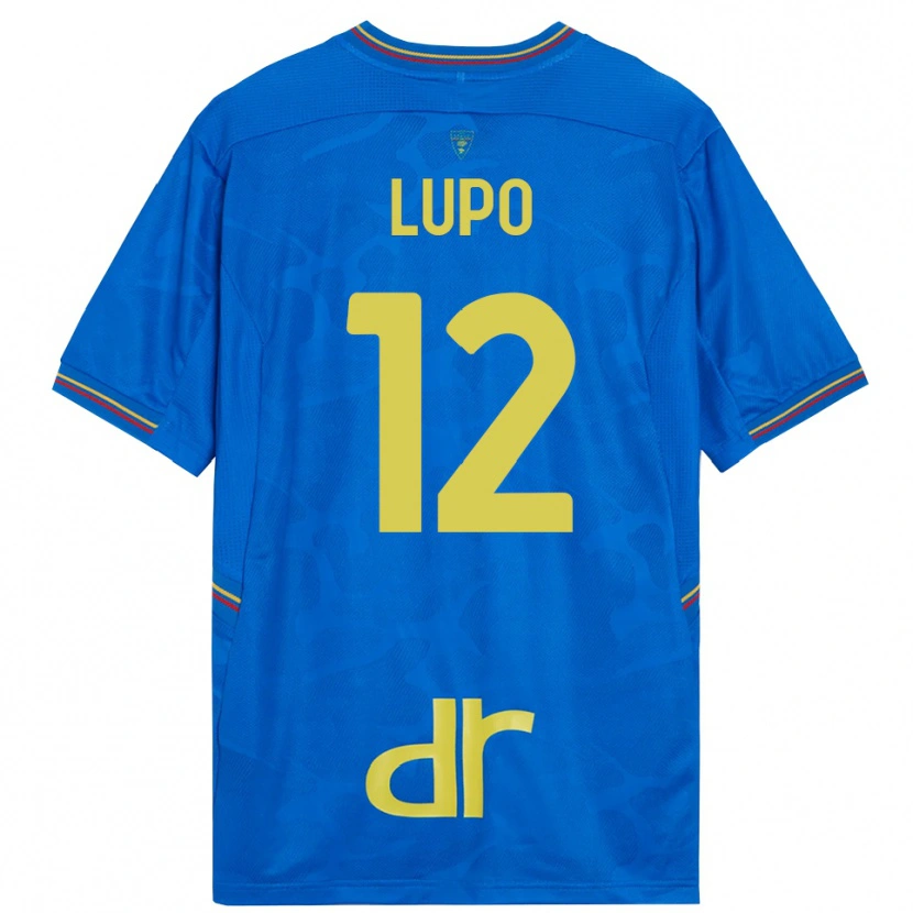 Danxen Niño Camiseta Christian Lupo #12 Azul Real Marrón Portero Equipación 2025/26 La Camisa México