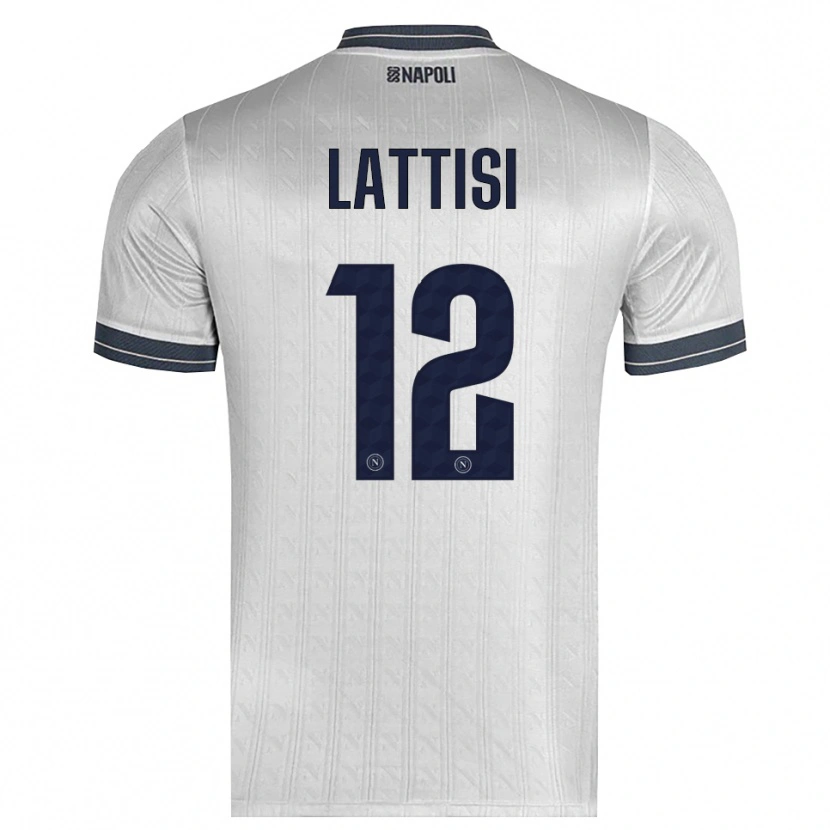 Danxen Niño Camiseta Francesco Lattisi #12 Gris Claro Portero Equipación 2025/26 La Camisa México