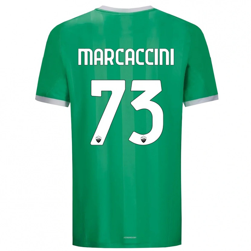 Danxen Niño Camiseta Alessio Marcaccini #73 Verde Blanco Portero Equipación 2025/26 La Camisa México