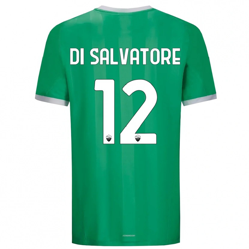 Danxen Niño Camiseta Diego Di Salvatore #12 Verde Blanco Portero Equipación 2025/26 La Camisa México